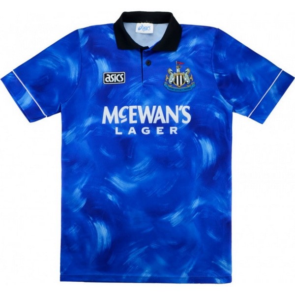 Thailande Maillot Football Newcastle United Domicile Retro 1993 1995 Bleu